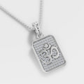 Om Pendant – Rectangular Spiritual Charm
