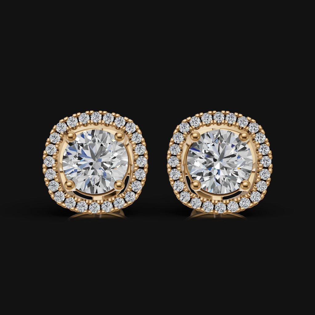 925 Sterling Silver Moissanite Diamond Stunning Earring