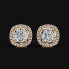 925 Sterling Silver Moissanite Diamond Stunning Earring
