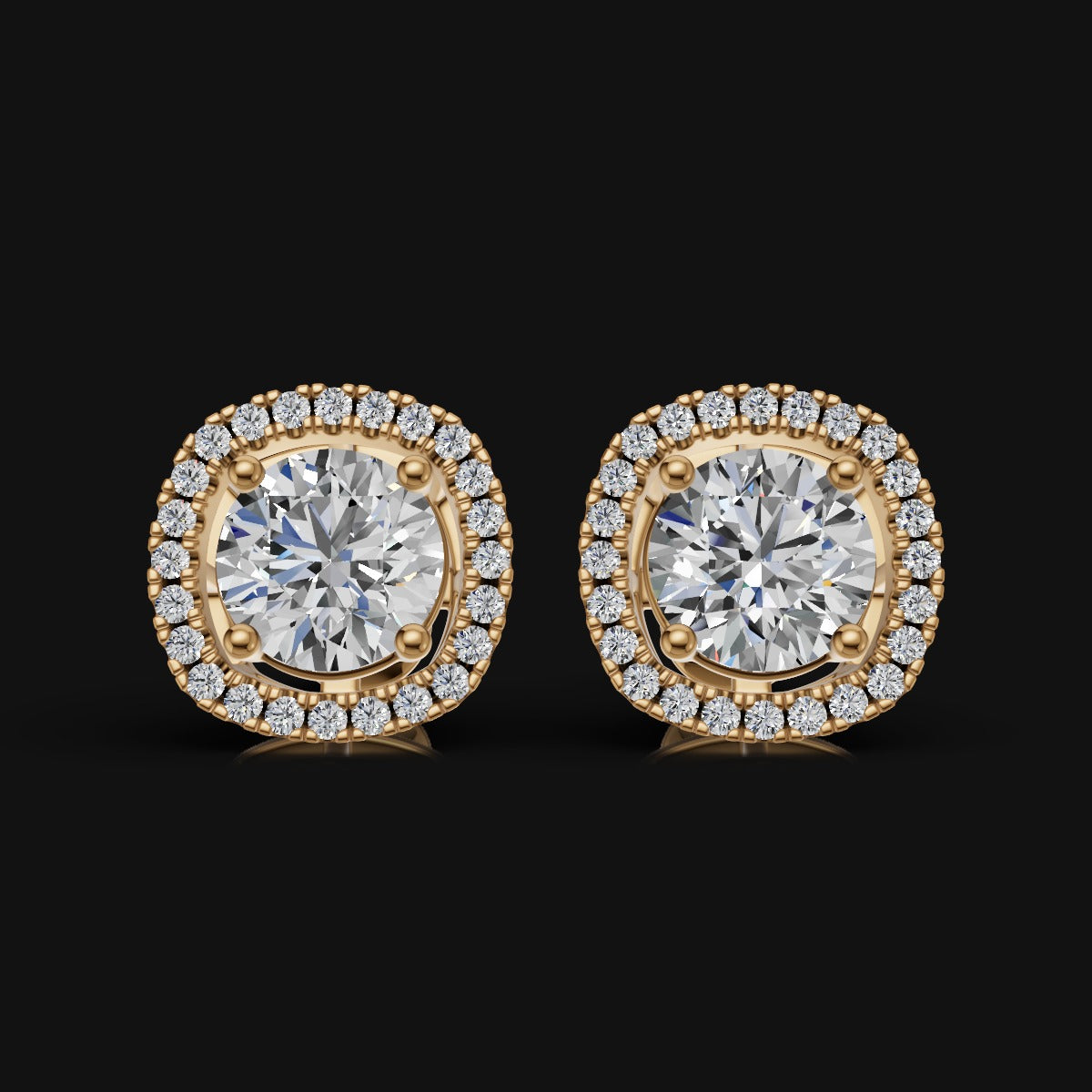 925 Sterling Silver Moissanite Diamond Stunning Earring