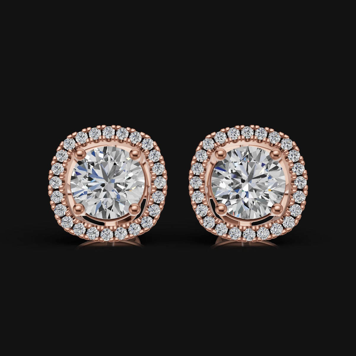 925 Sterling Silver Moissanite Diamond Stunning Earring