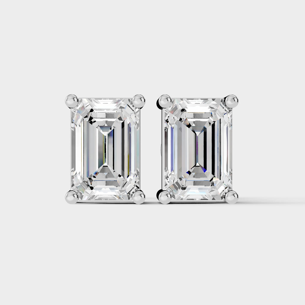 Emerald Shape Earrings (1 PAIR)