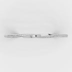 Textured Open Cuff Bracelet in 925 Sterling Silver – Raw & Refined Look