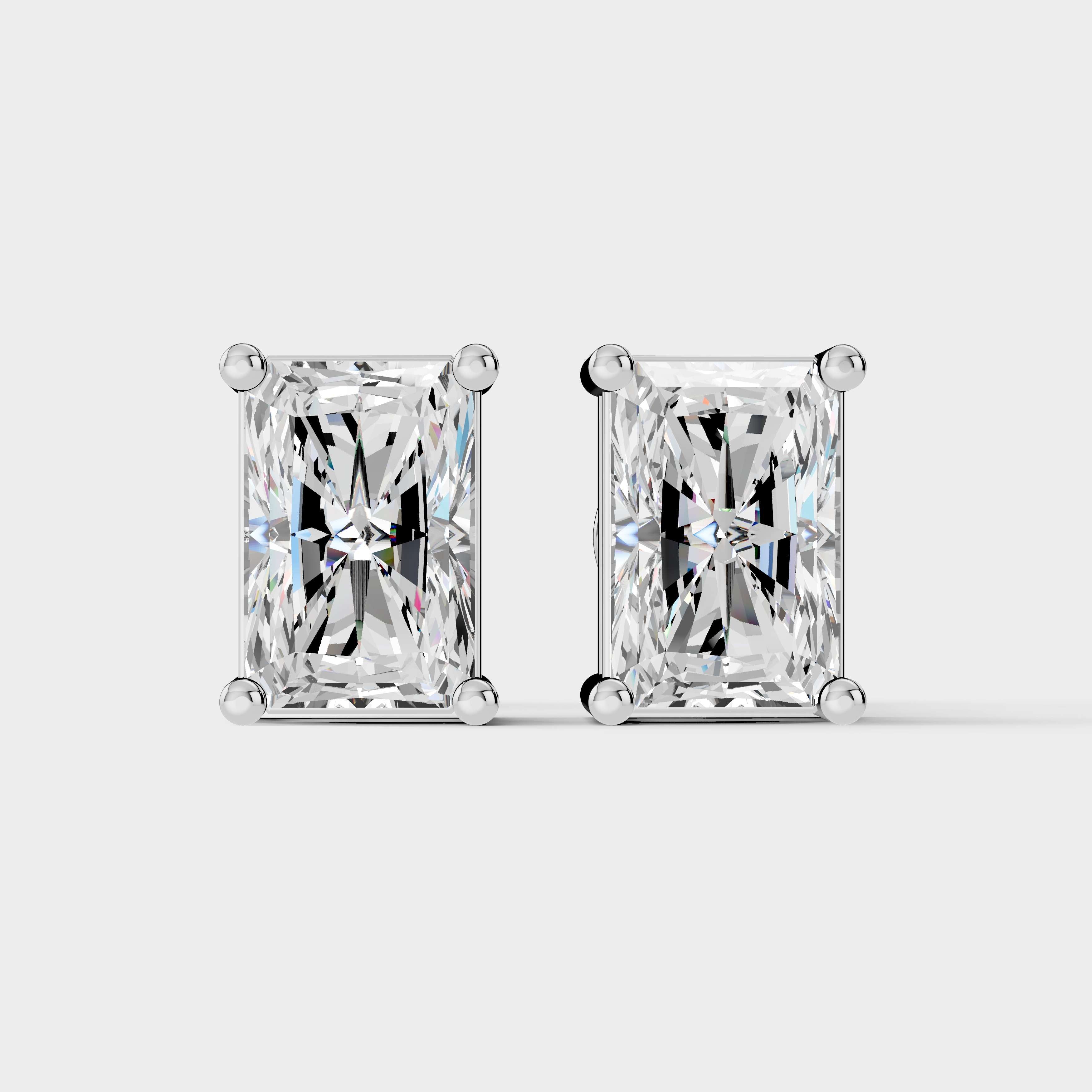 Radiant Shape Earrings (1 Pair)