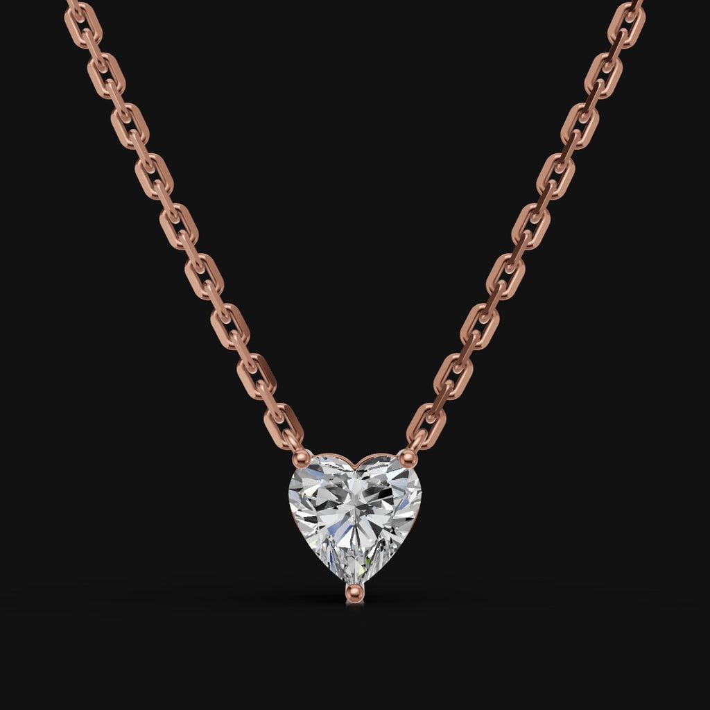 925 Sterling Silver Heart Shape Pendant