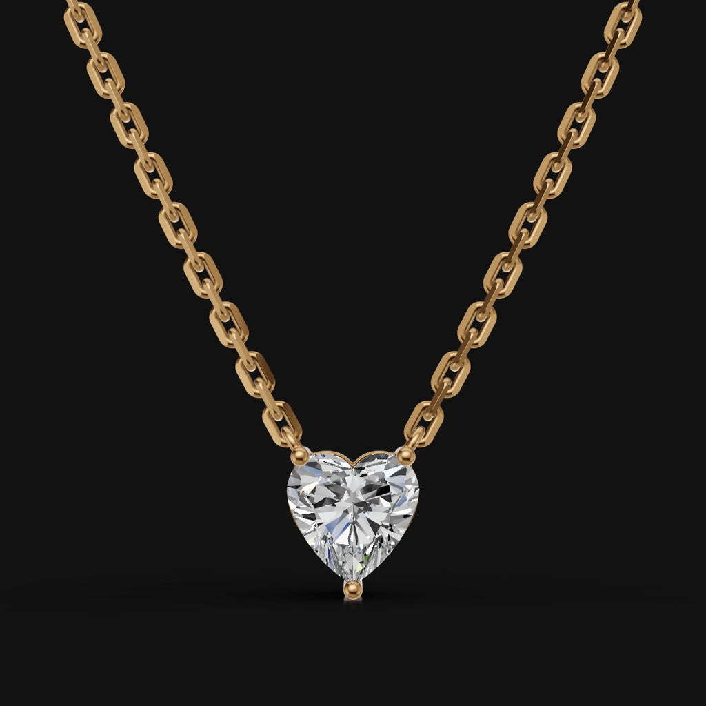 925 Sterling Silver Heart Shape Pendant