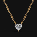 925 Sterling Silver Heart Shape Pendant