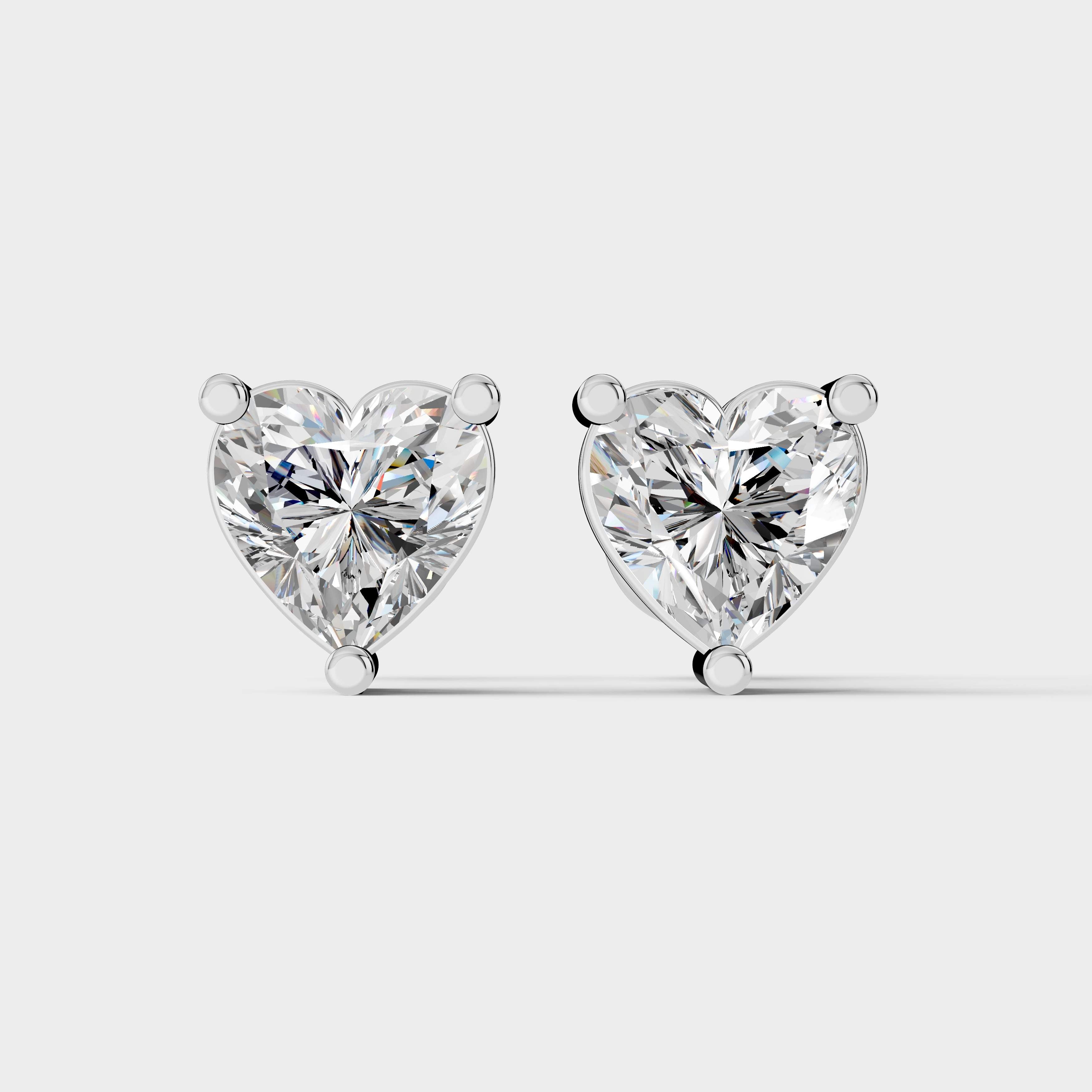 Heart Shape Earrings (1 PAIR)