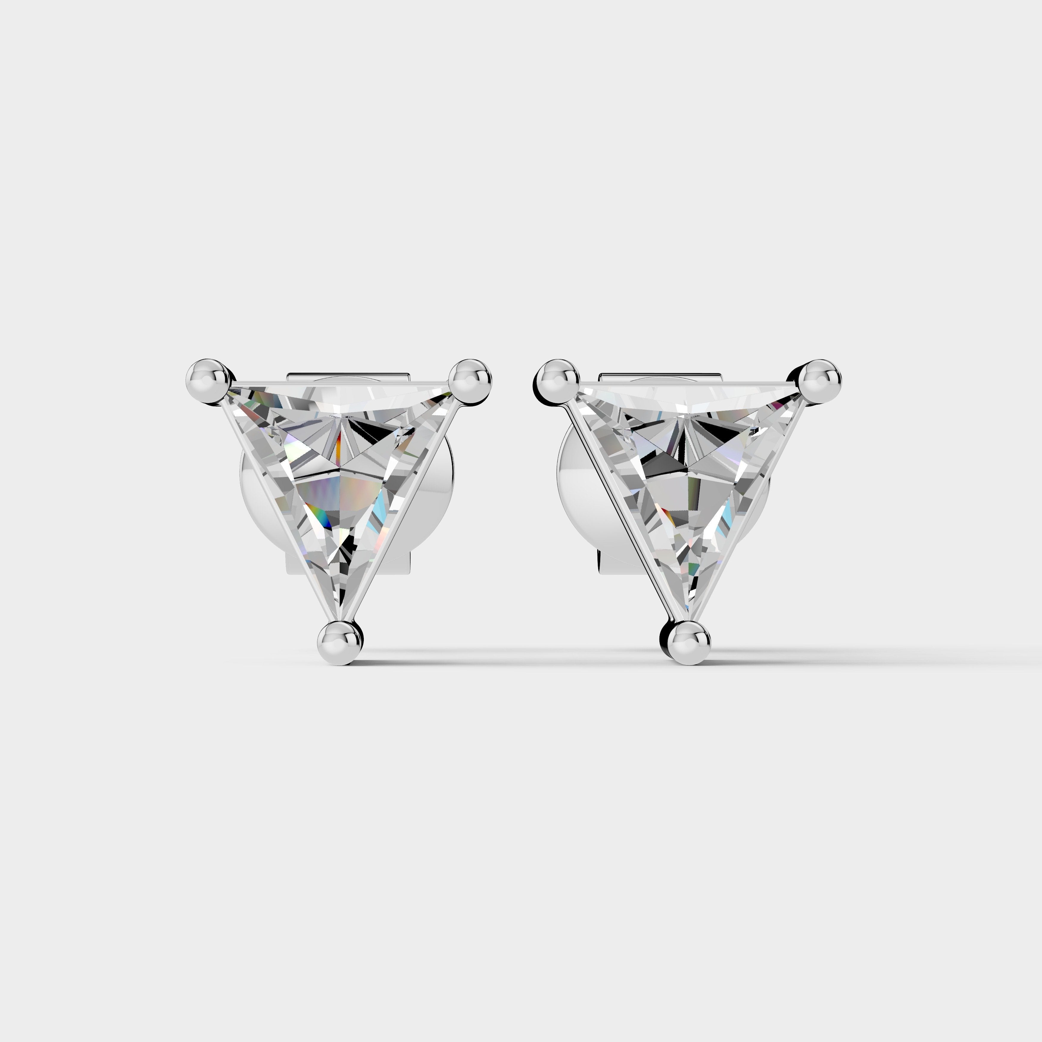 Tringle Shape Earrings (1 Pair)