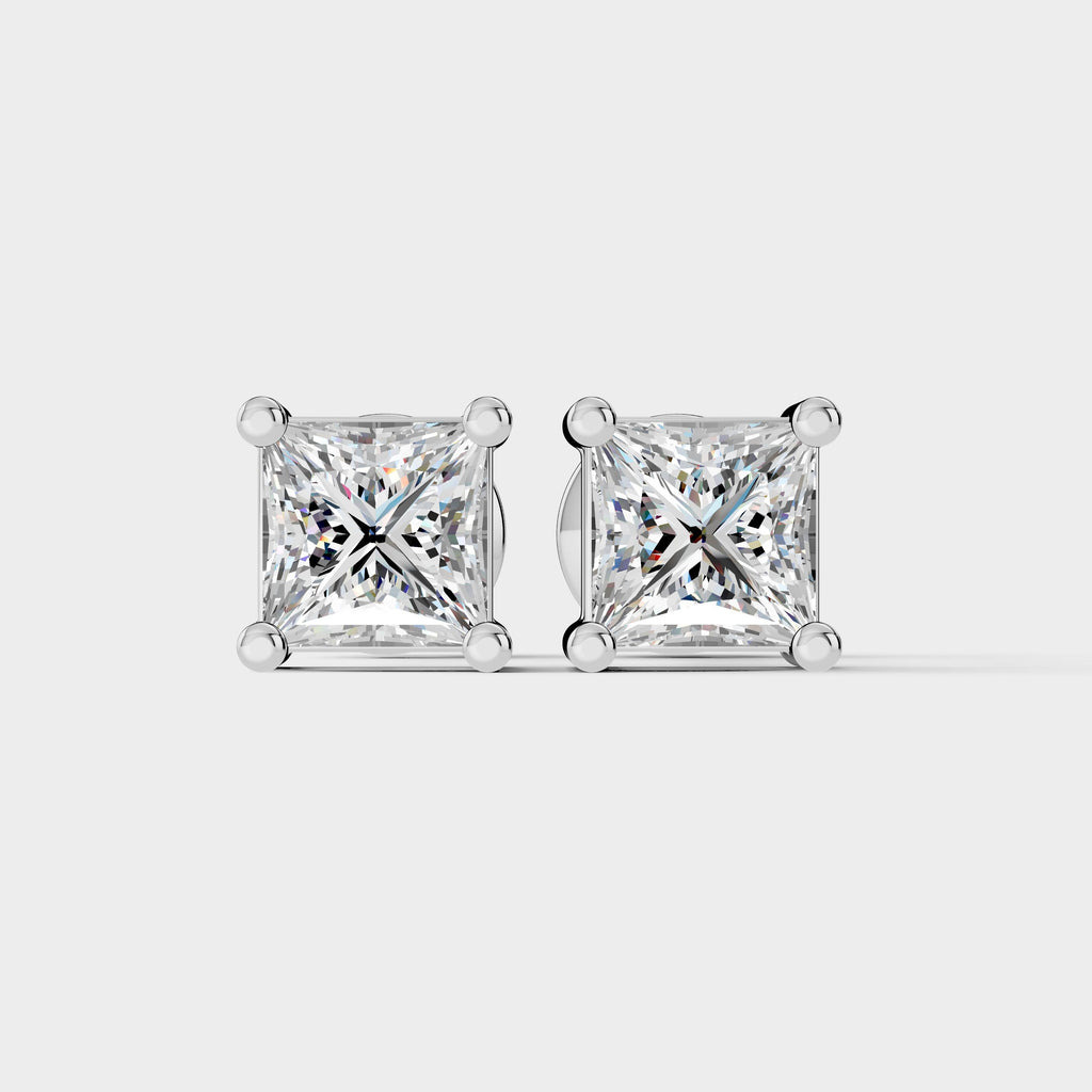 Princess Shape Earrings (1 Pair)