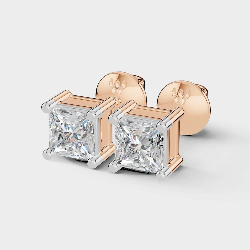 Princess Shape Earrings (1 Pair)