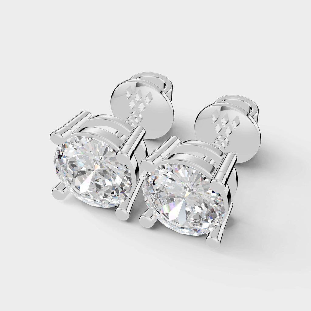 1 CT Portuguese Cut Earring (1 Pair)
