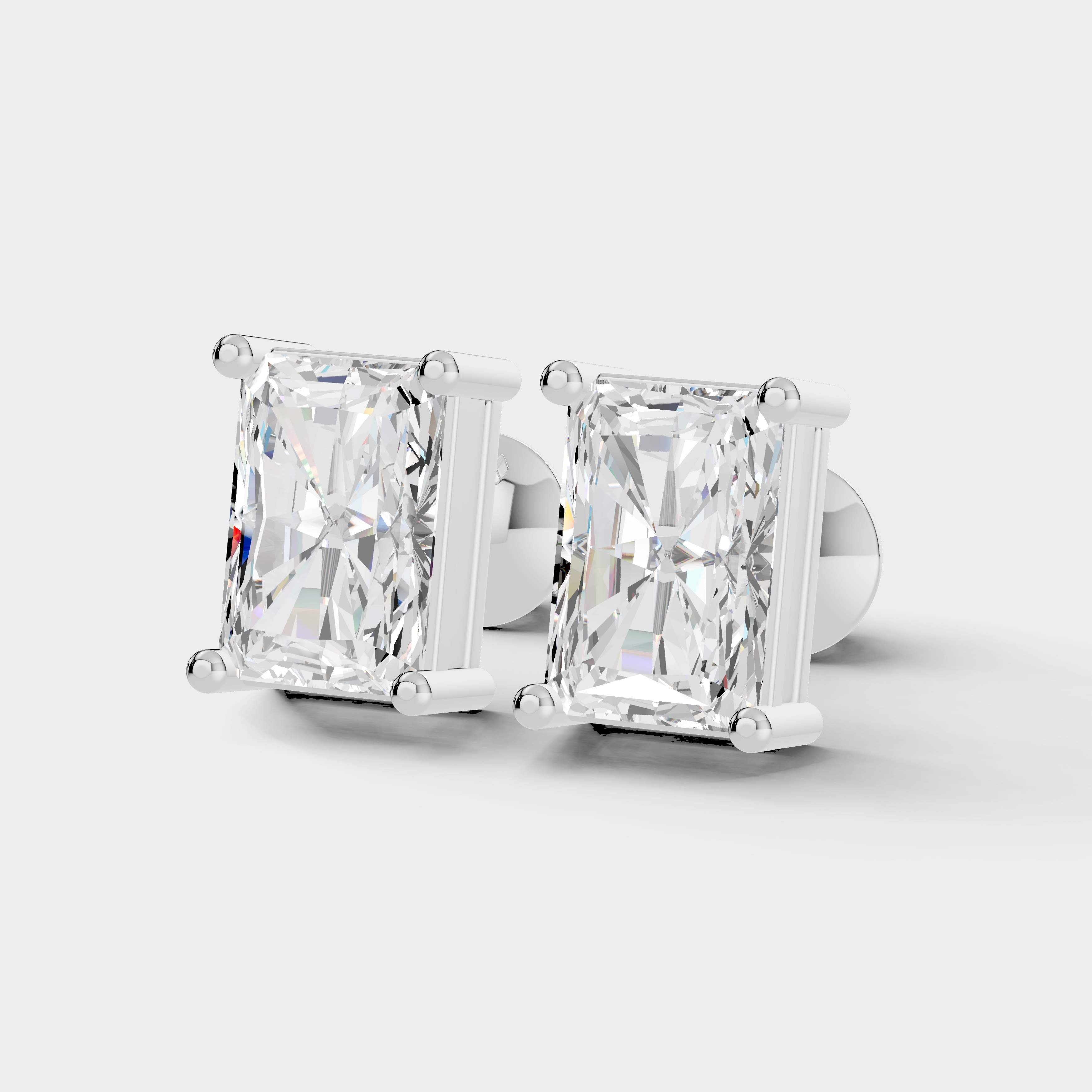 Radiant Shape Earrings (1 Pair)