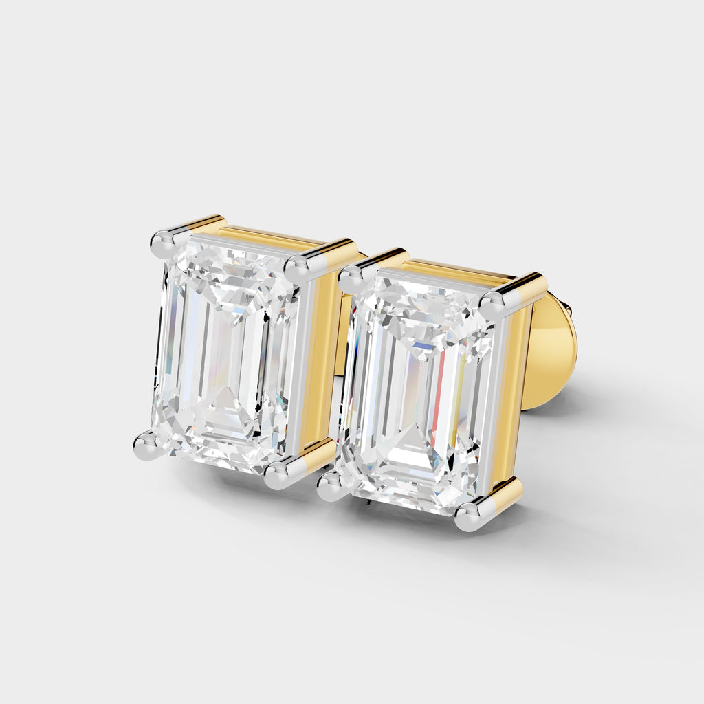Emerald Shape Earrings (1 PAIR)