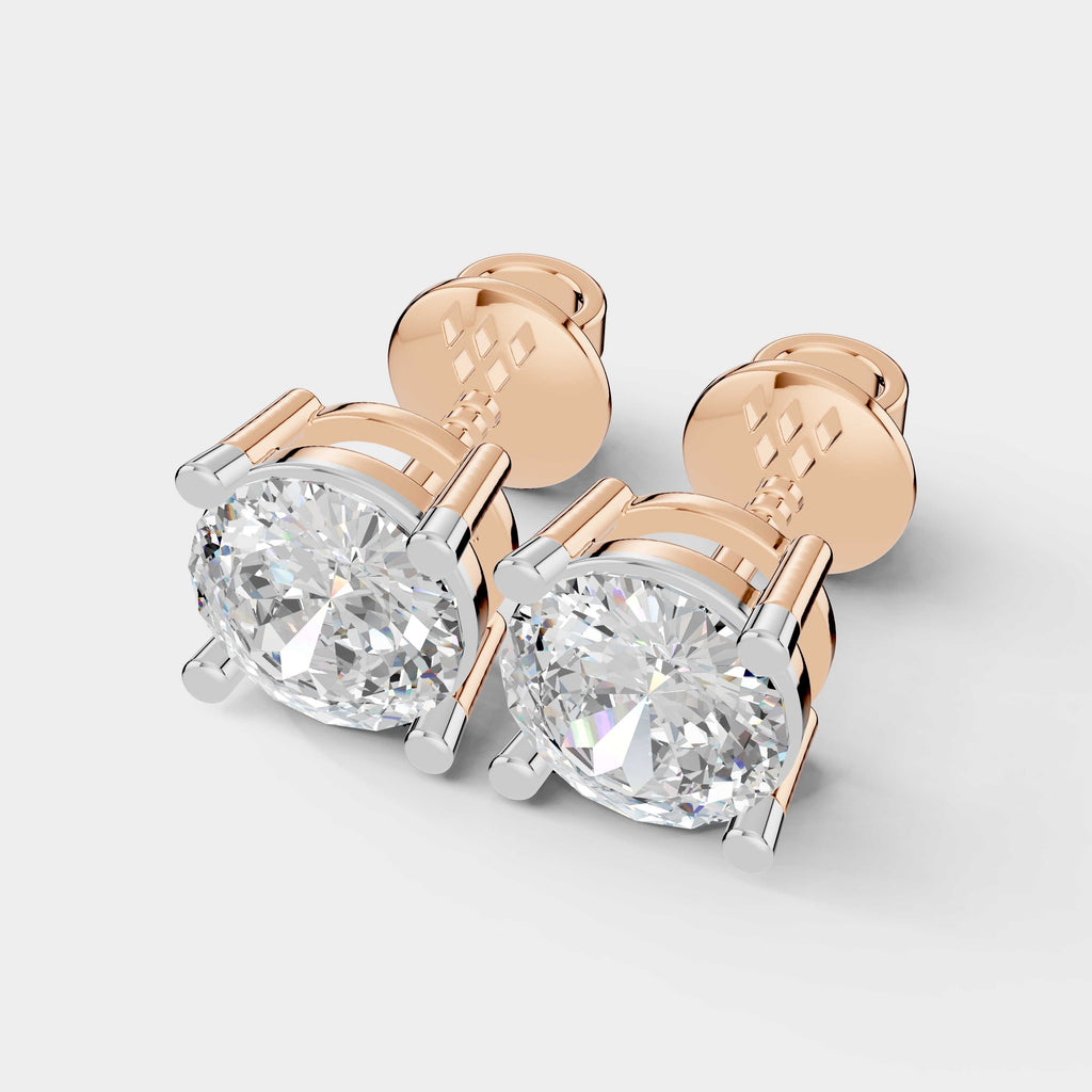 1 CT Portuguese Cut Earring (1 Pair)