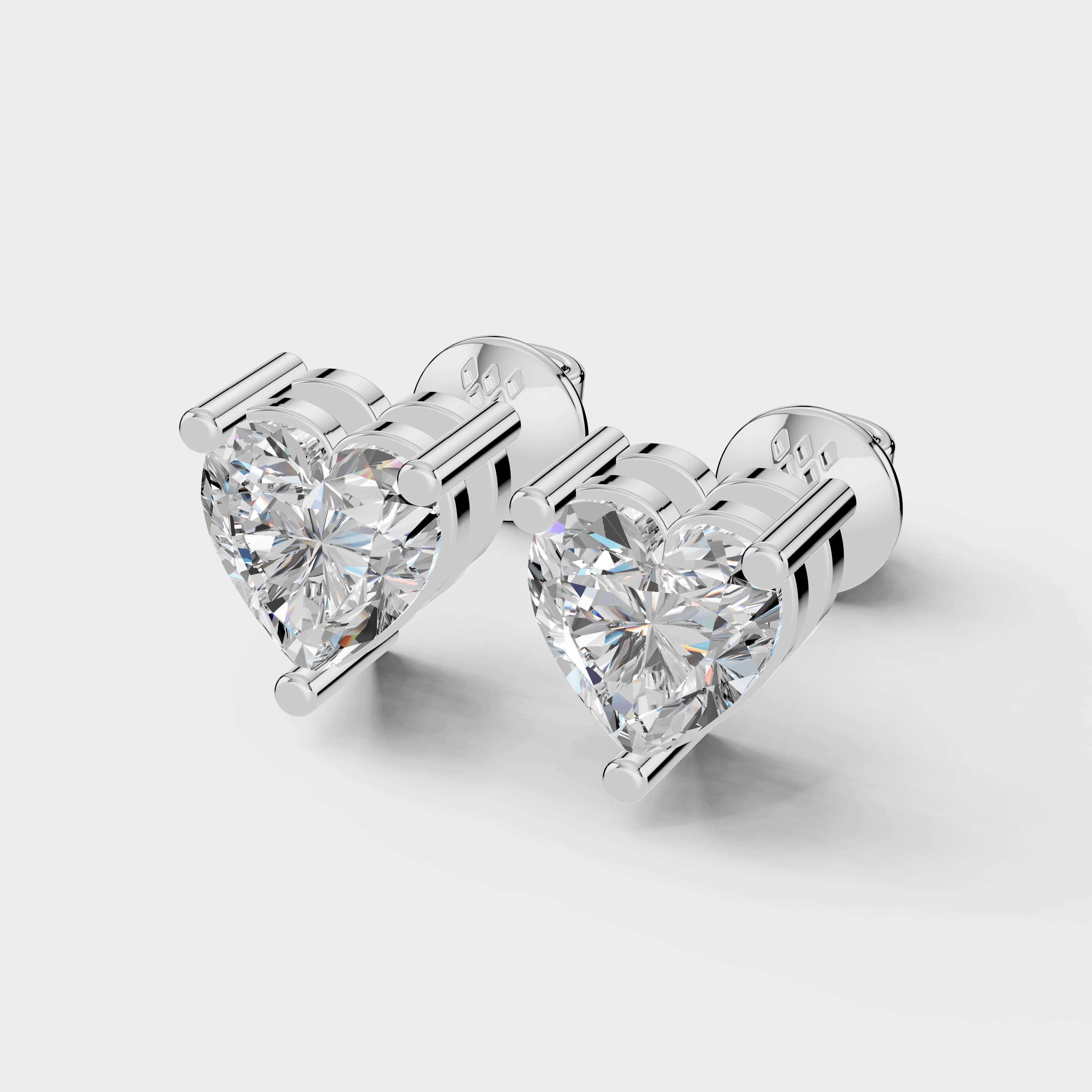 Heart Shape Earrings (1 PAIR)