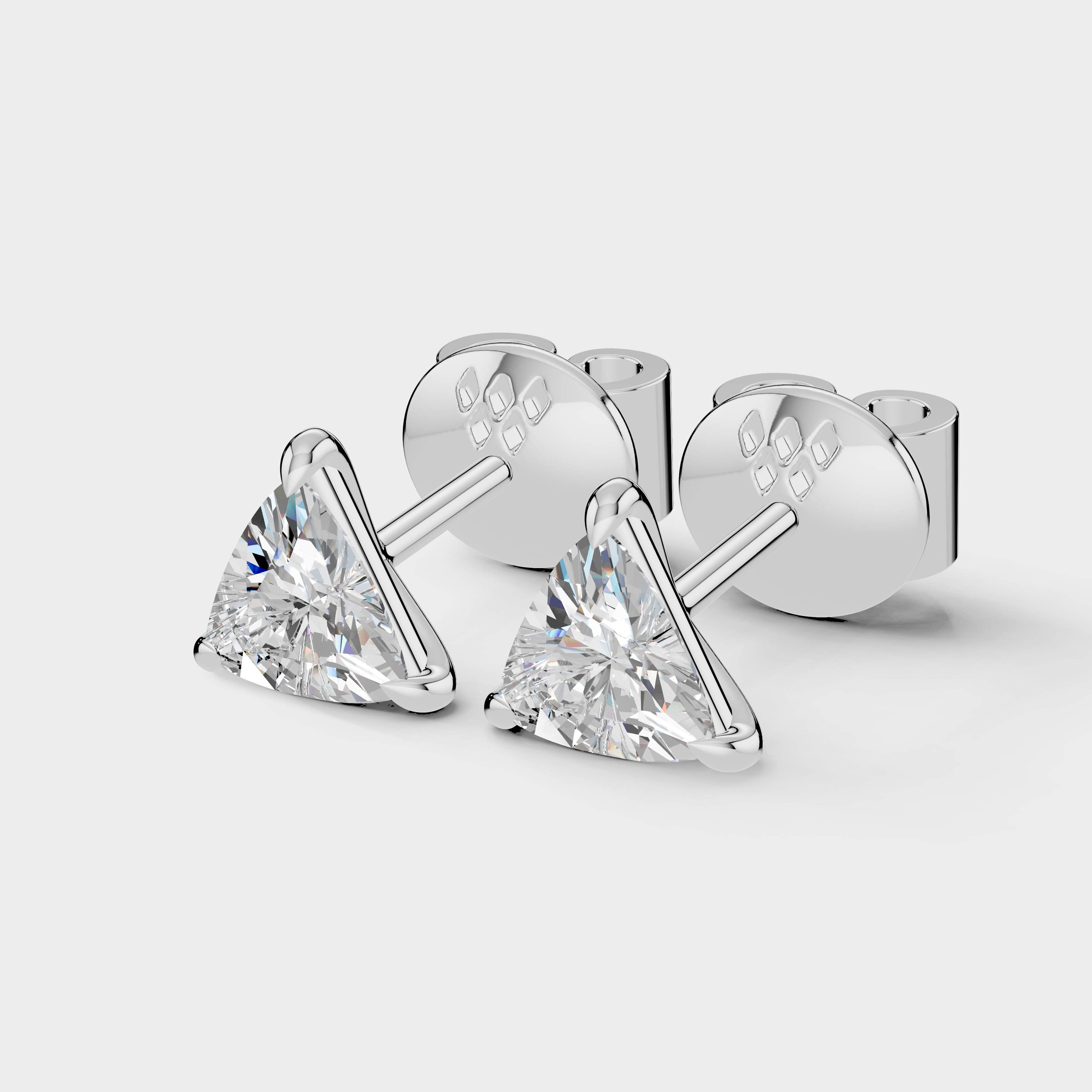 Trillion Shape Earrings (1 Pair)