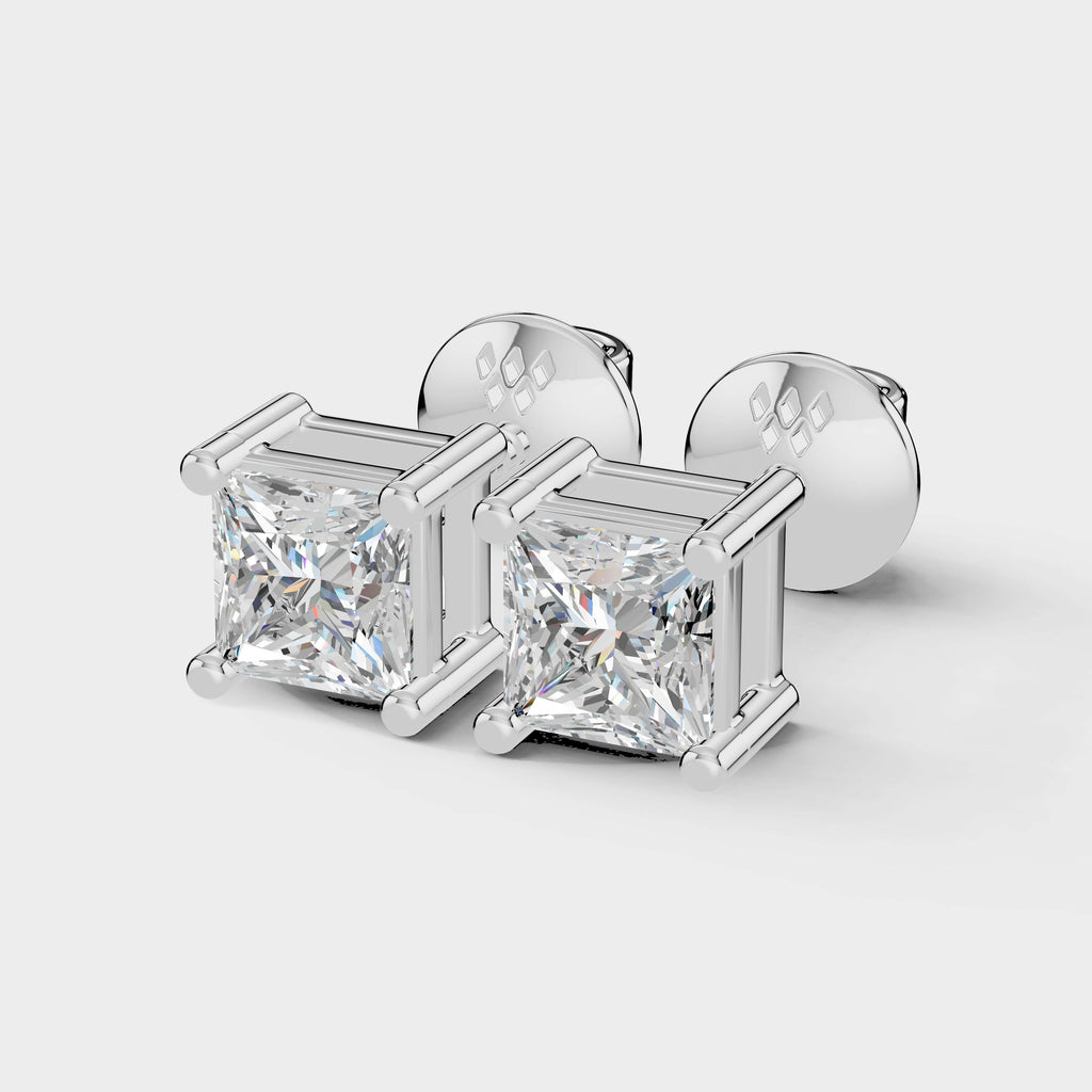 Princess Shape Earrings (1 Pair)
