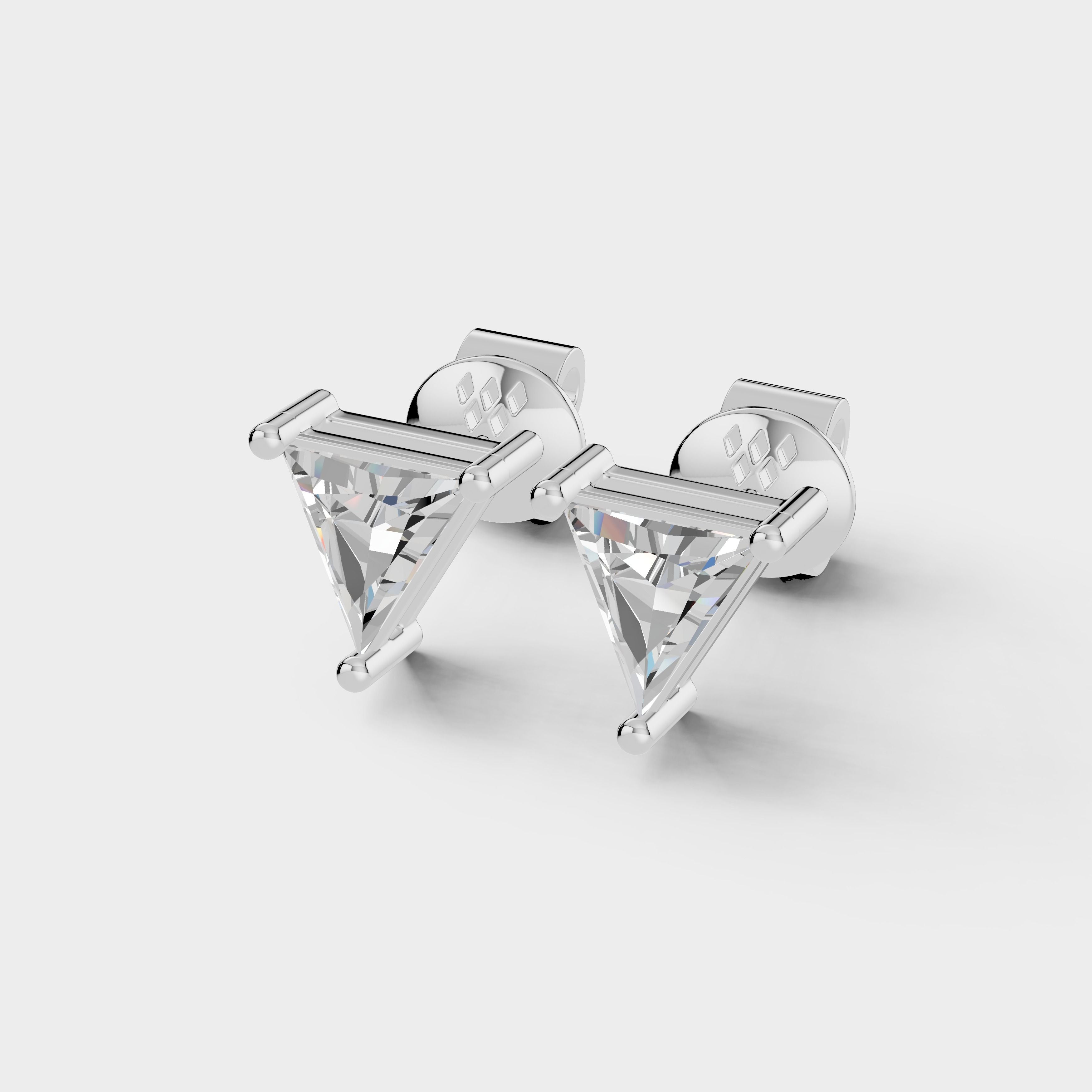 Tringle Shape Earrings (1 Pair)