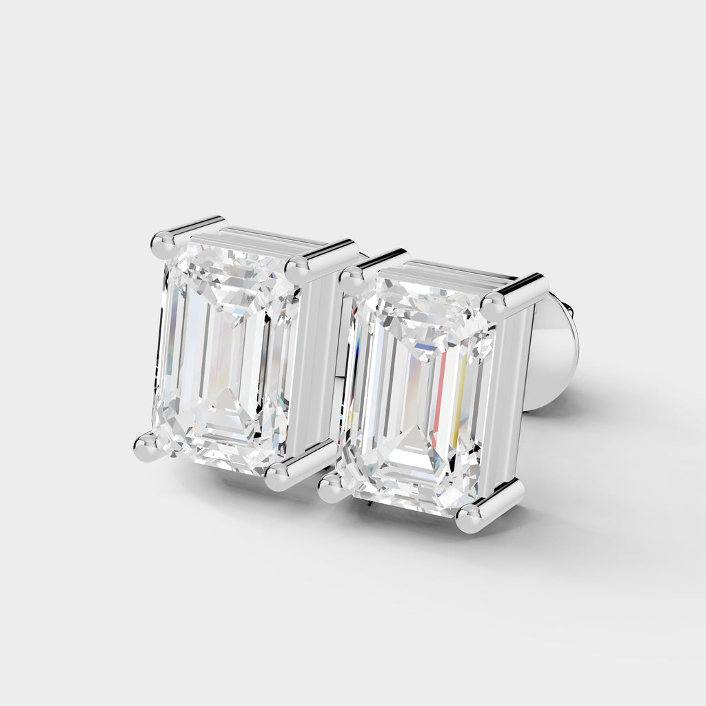 Emerald Shape Earrings (1 PAIR)