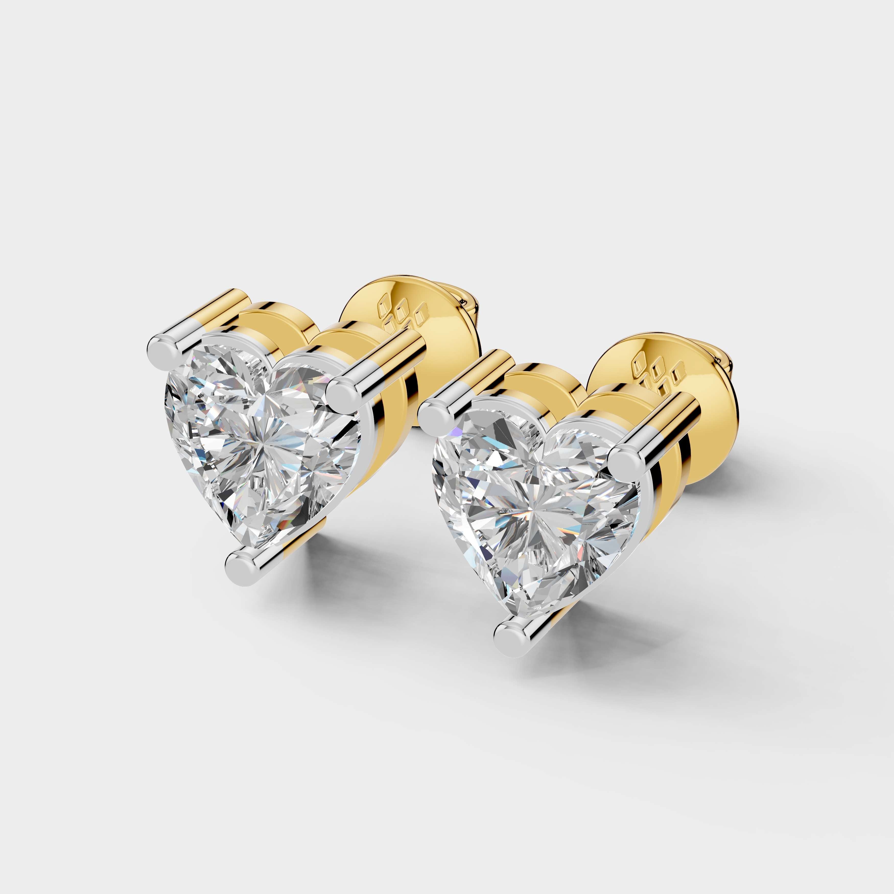 Heart Shape Earrings (1 PAIR)