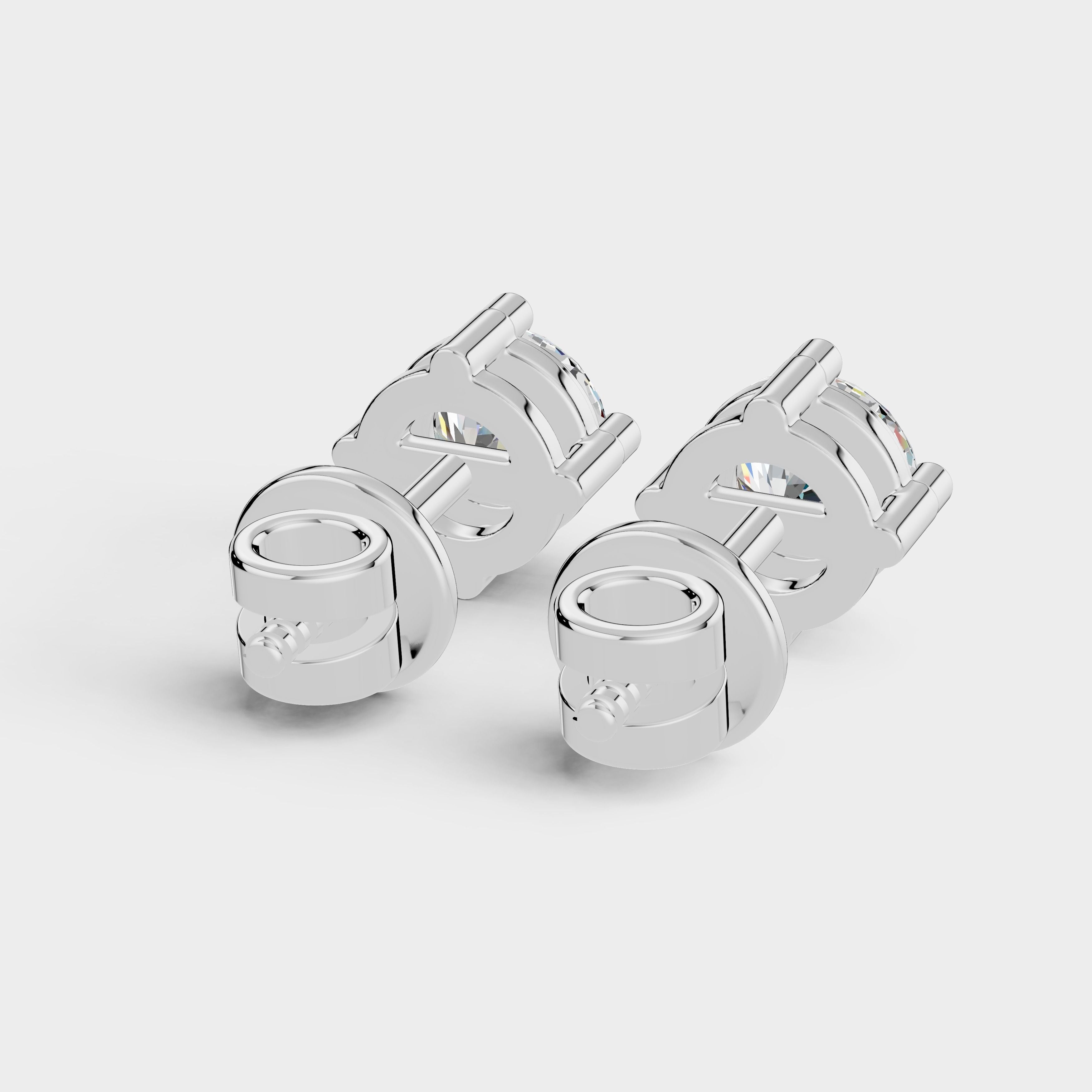 Round Shape Earrings (1 Pair)
