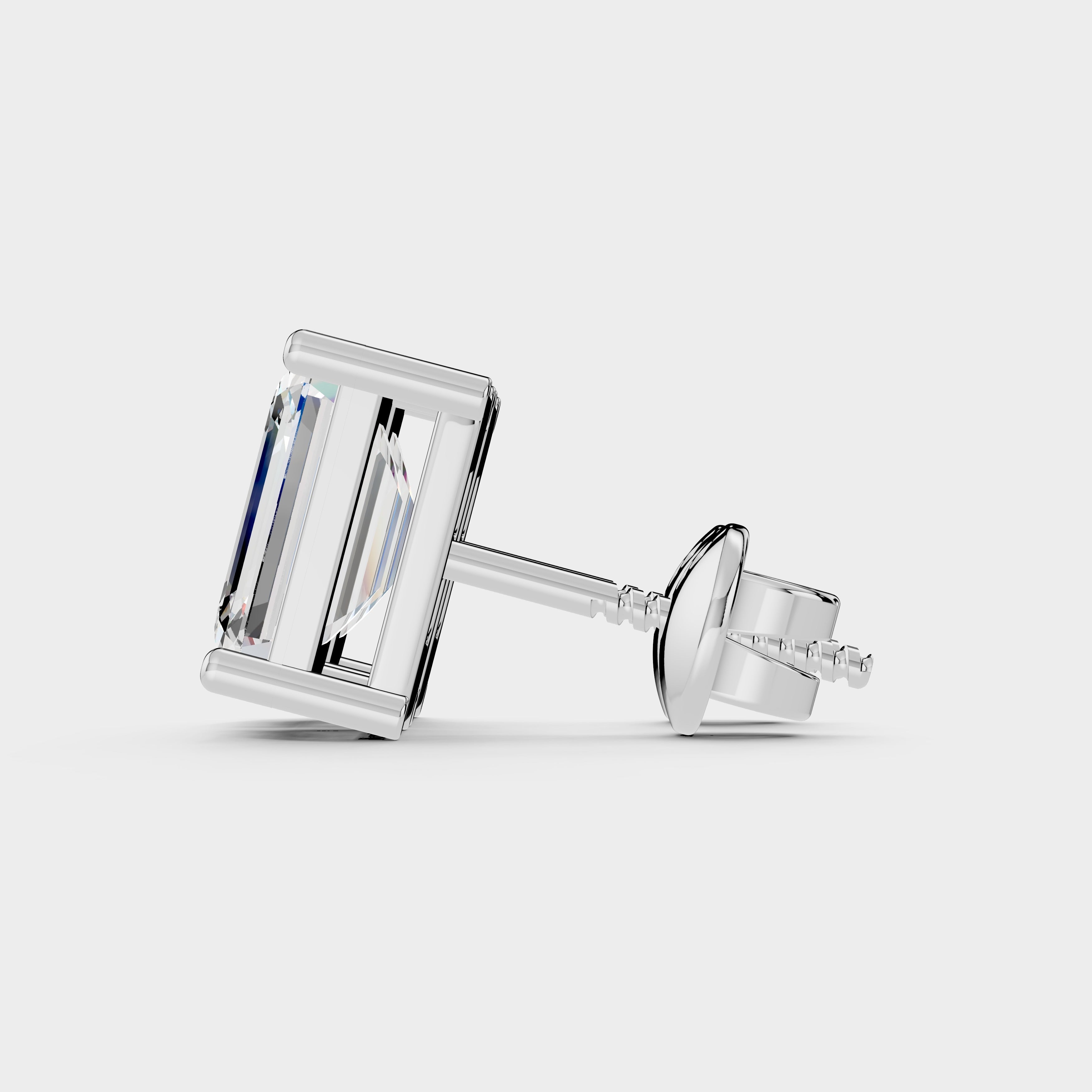 Emerald Shape Earrings (1 PAIR)