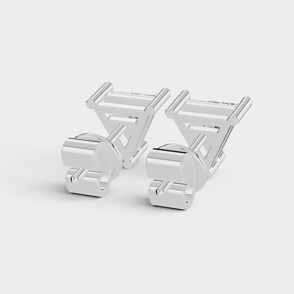 Tringle Shape Earrings (1 Pair)