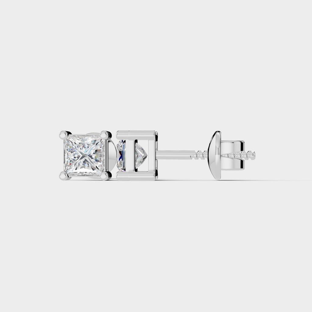 Princess Shape Earrings (1 Pair)