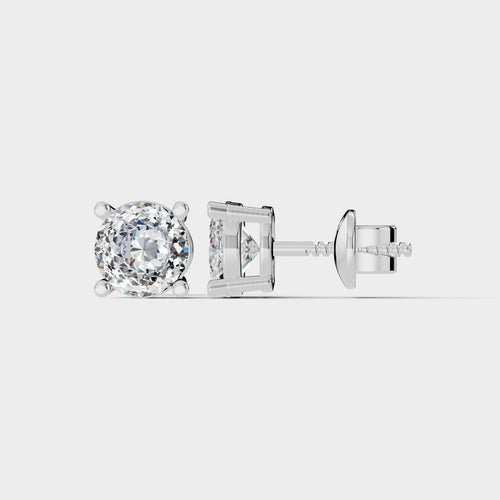 1 CT Portuguese Cut Earring (1 Pair)
