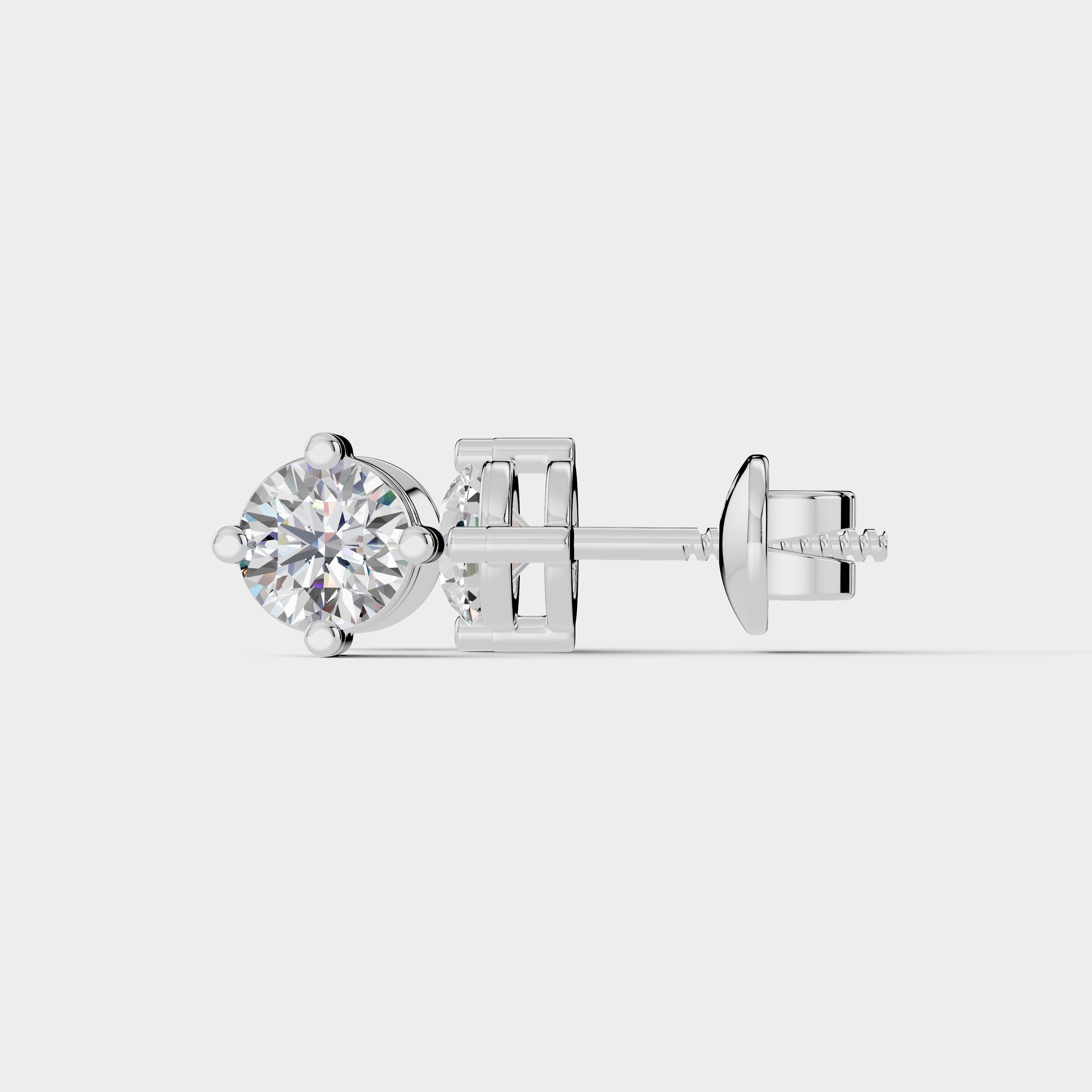 Round Shape Earrings (1 Pair)