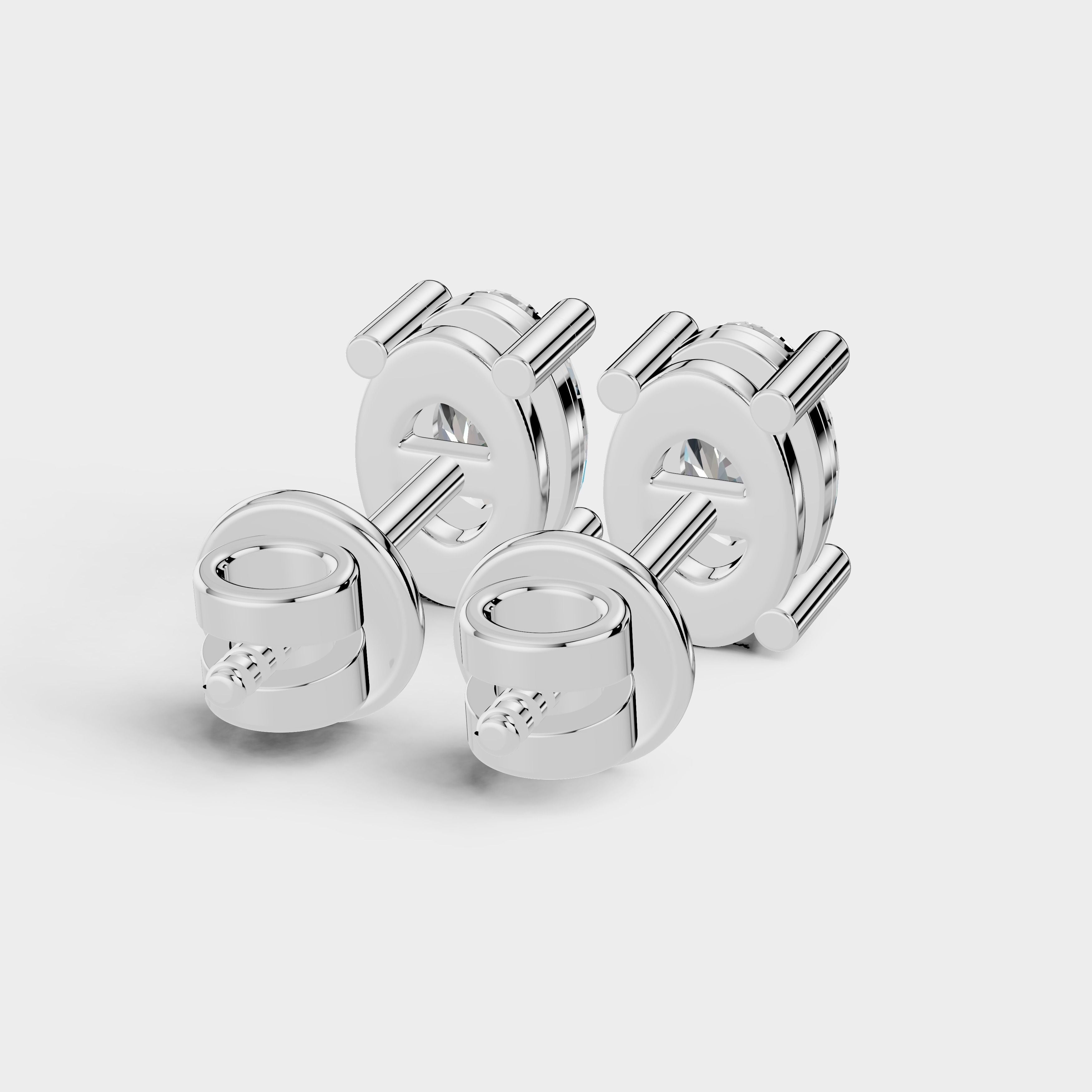 Oval Shape Earrings (1 PAIR)