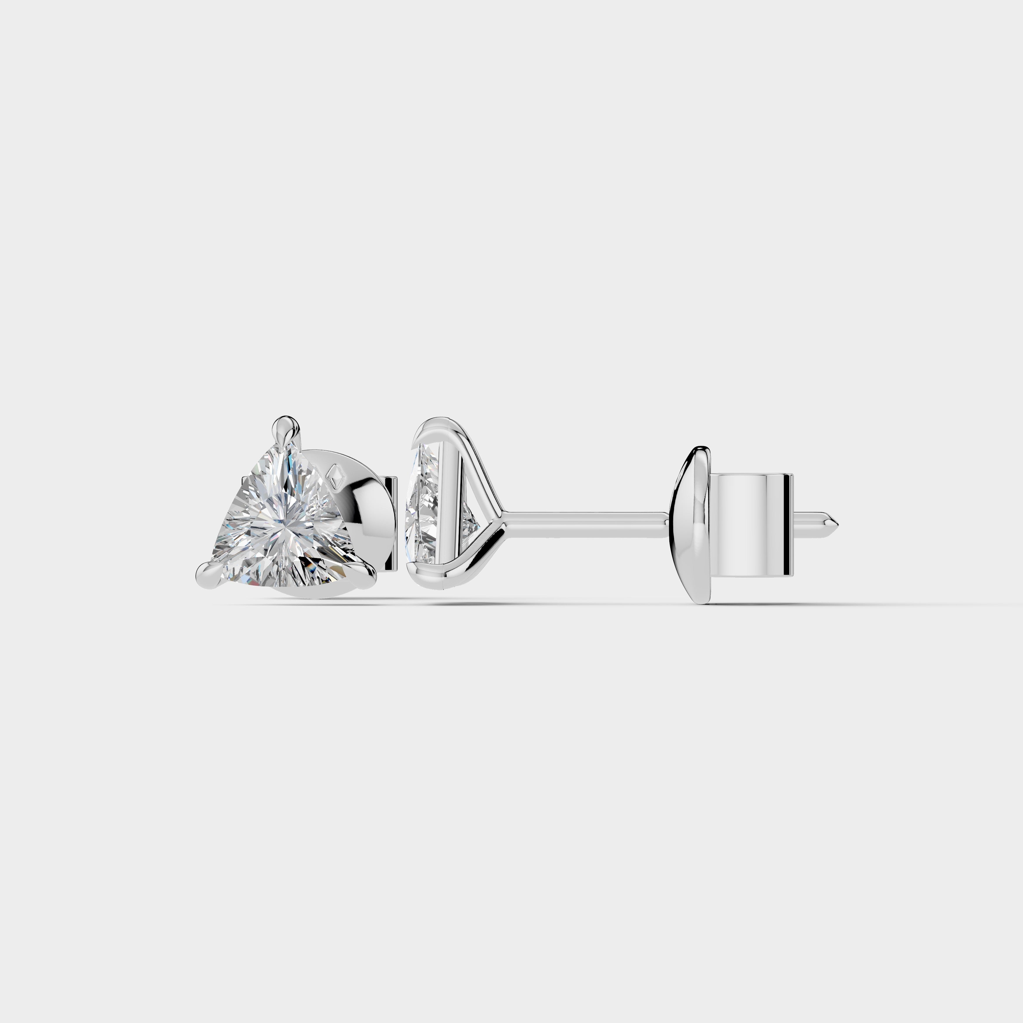 Trillion Shape Earrings (1 Pair)