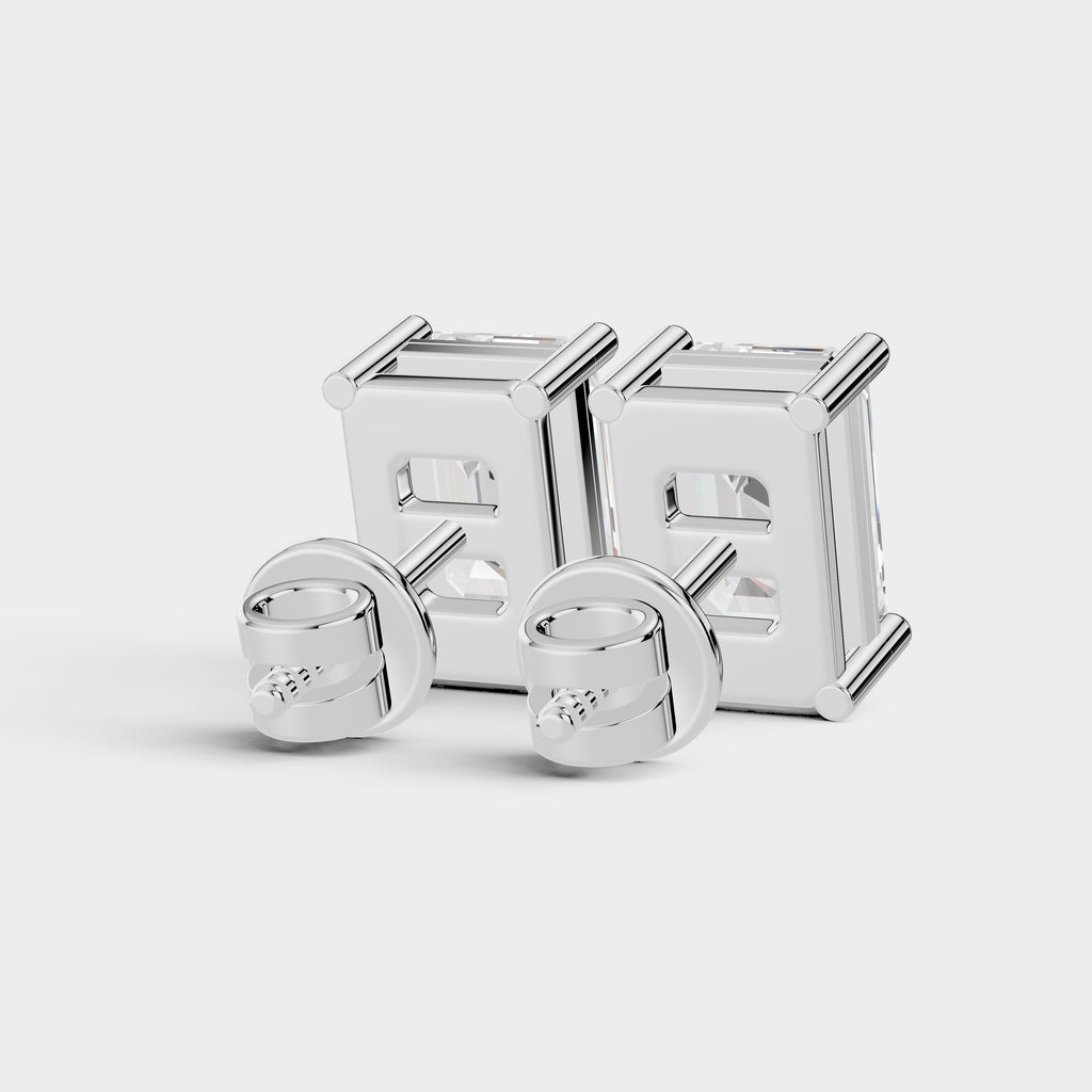 Emerald Shape Earrings (1 PAIR)