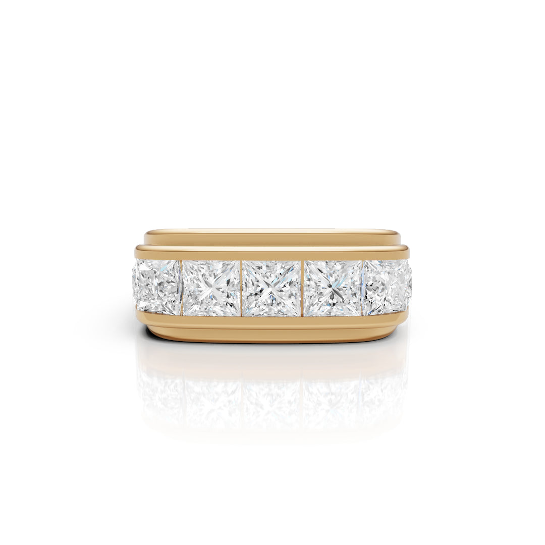Princess-Cut Band Ring