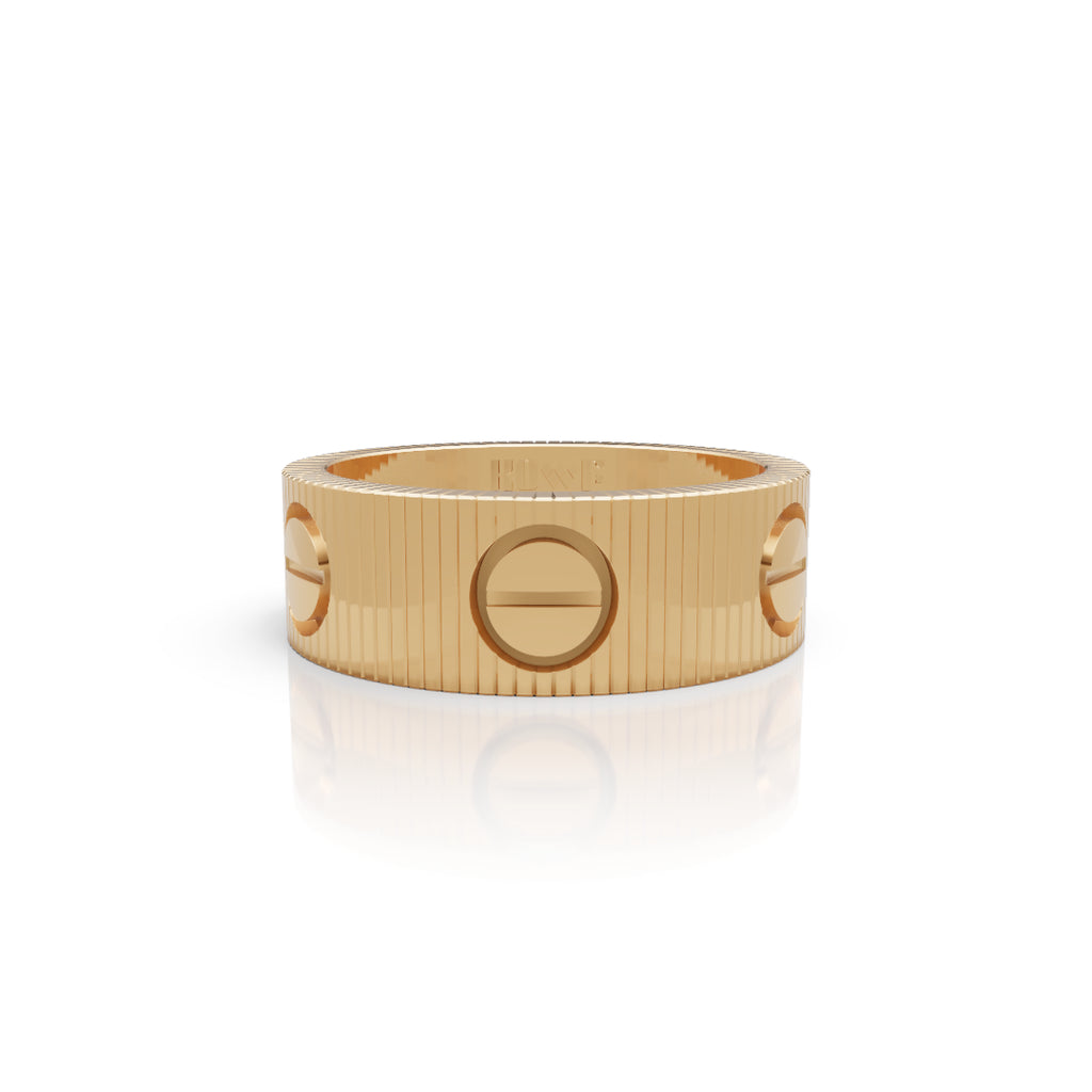 Screw-Motif Ring