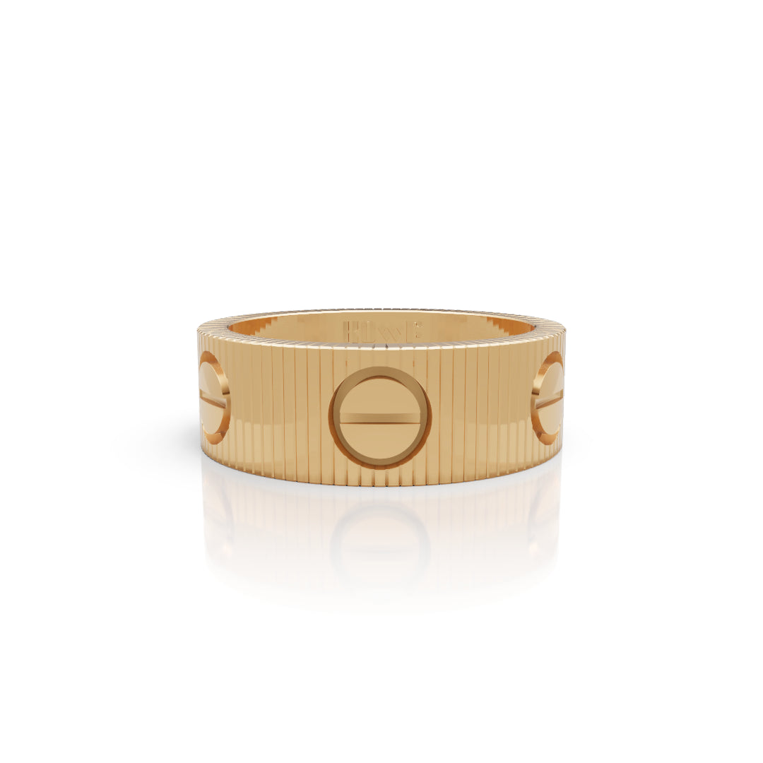 Screw-Motif Ring