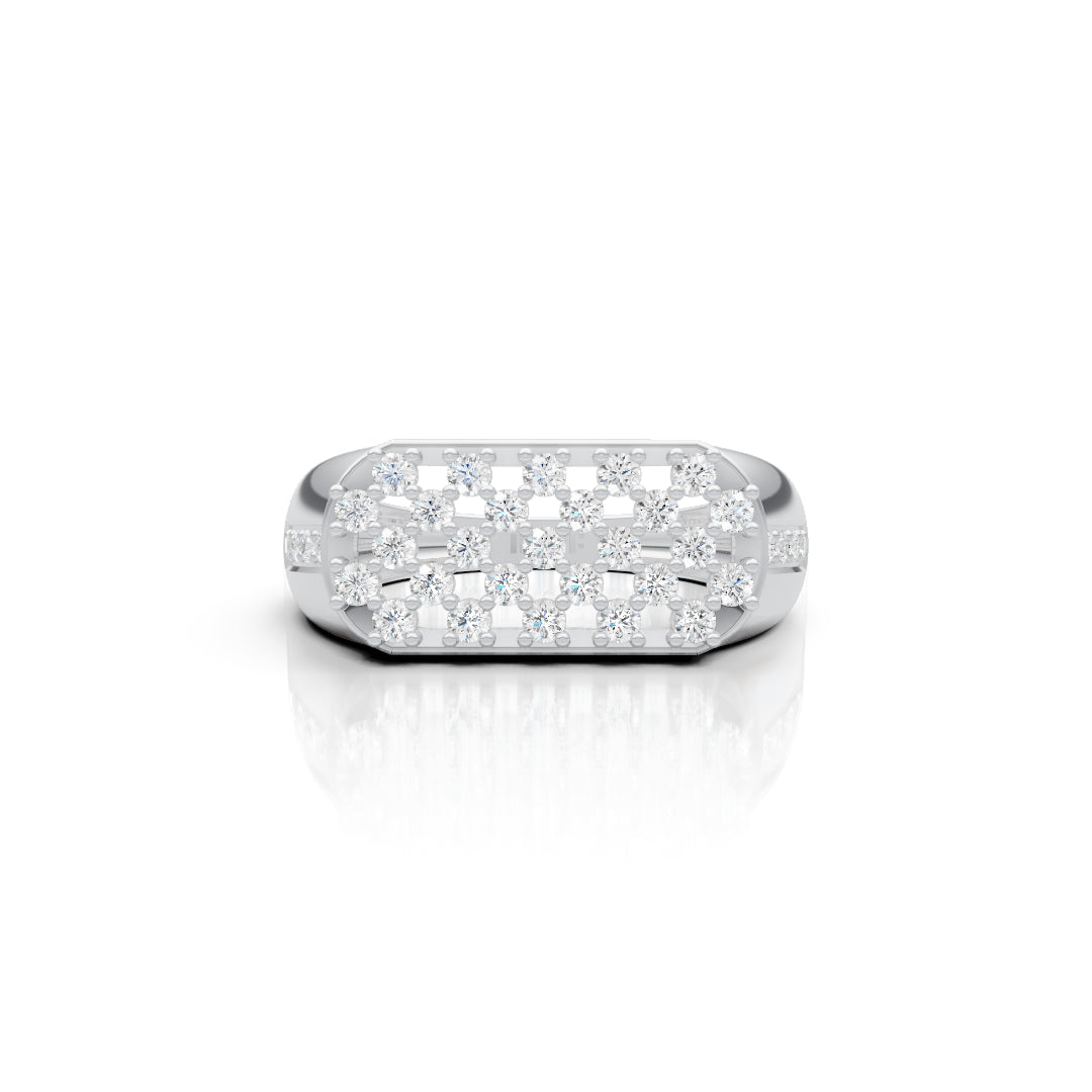 Cluster Diamond Ring