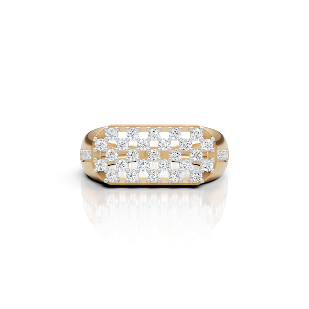 Cluster Diamond Ring