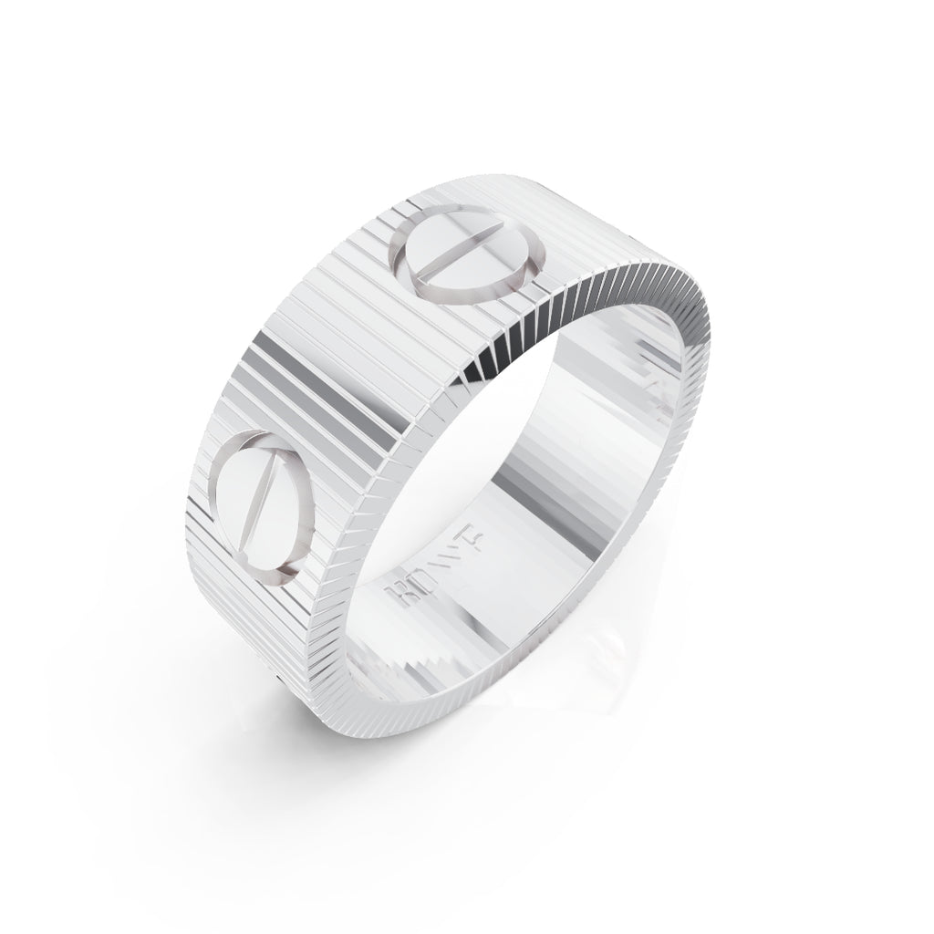 Screw-Motif Ring