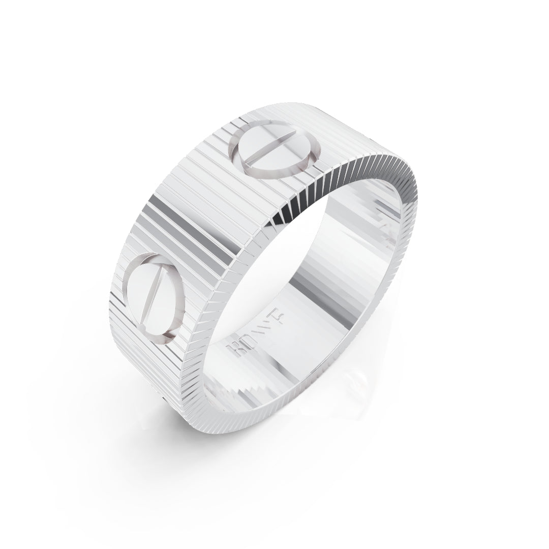 Screw-Motif Ring