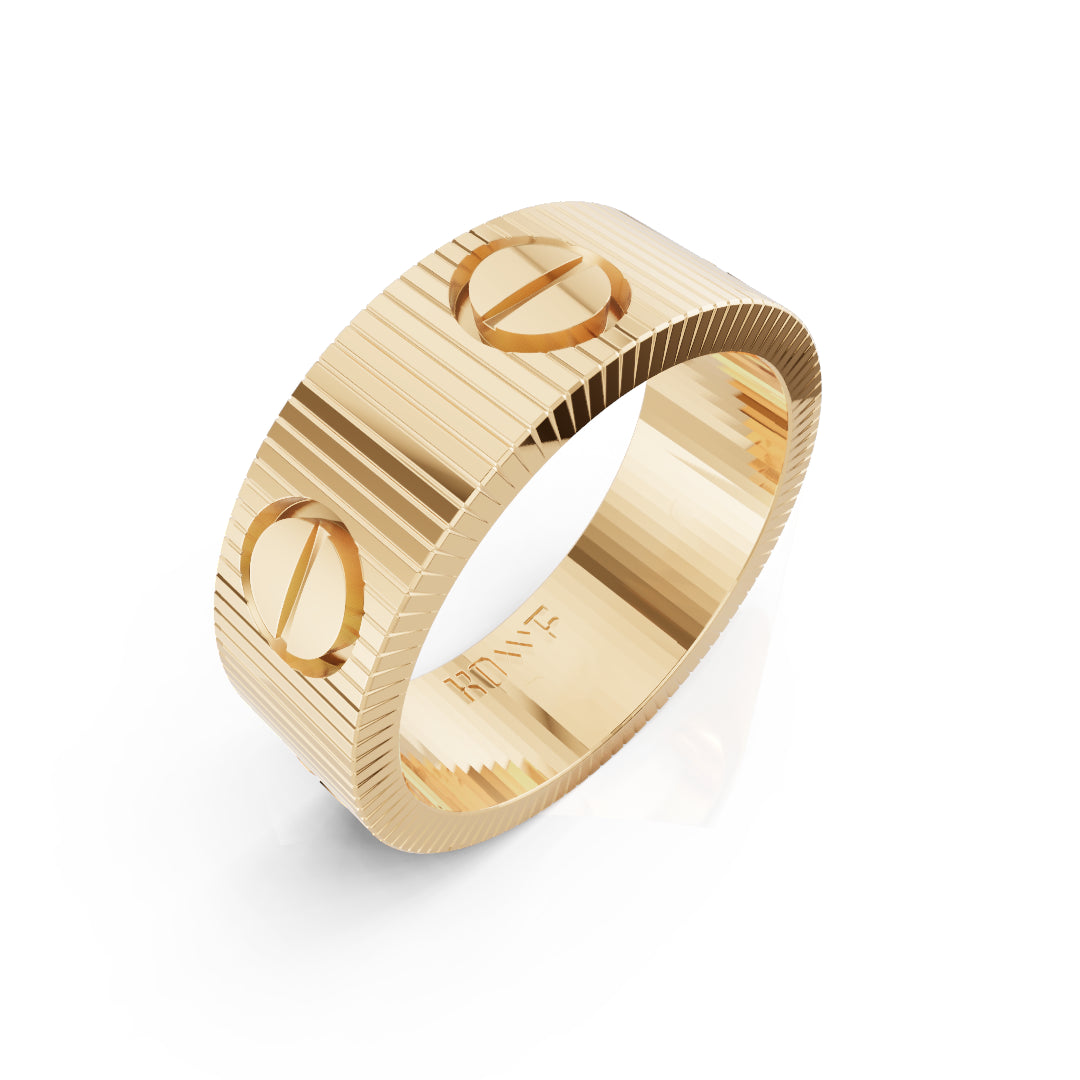 Screw-Motif Ring