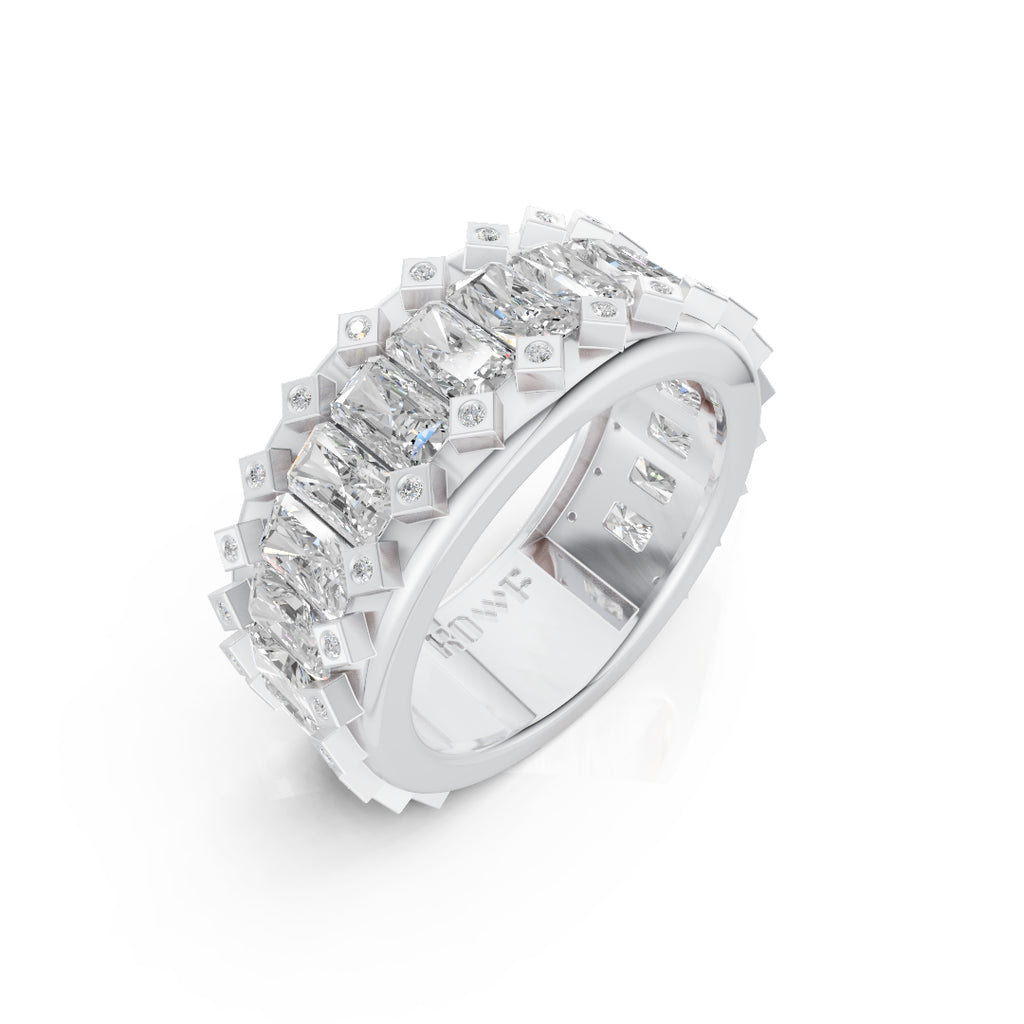 Radiant Shape Band Ring
