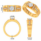 Classic Round Statement Ring