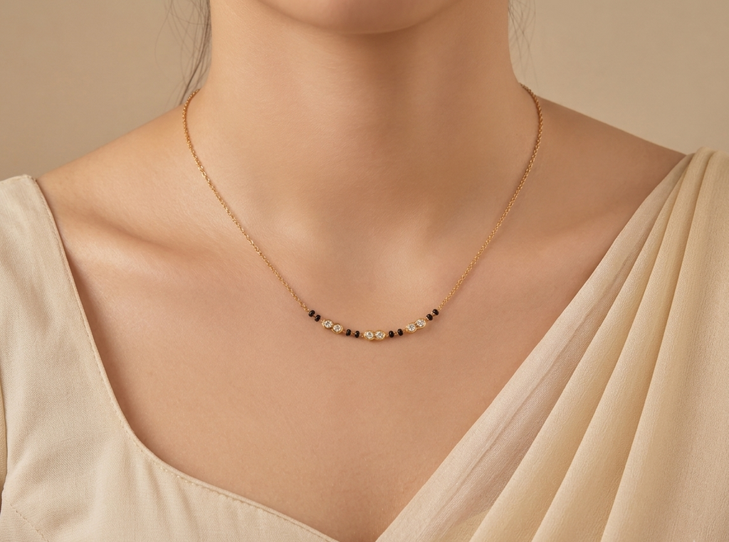 Infinity Diamond Mangalsutra