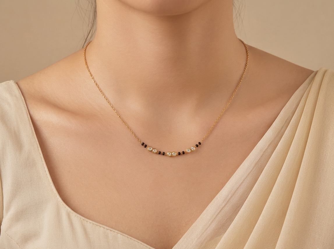 Infinity Diamond Mangalsutra