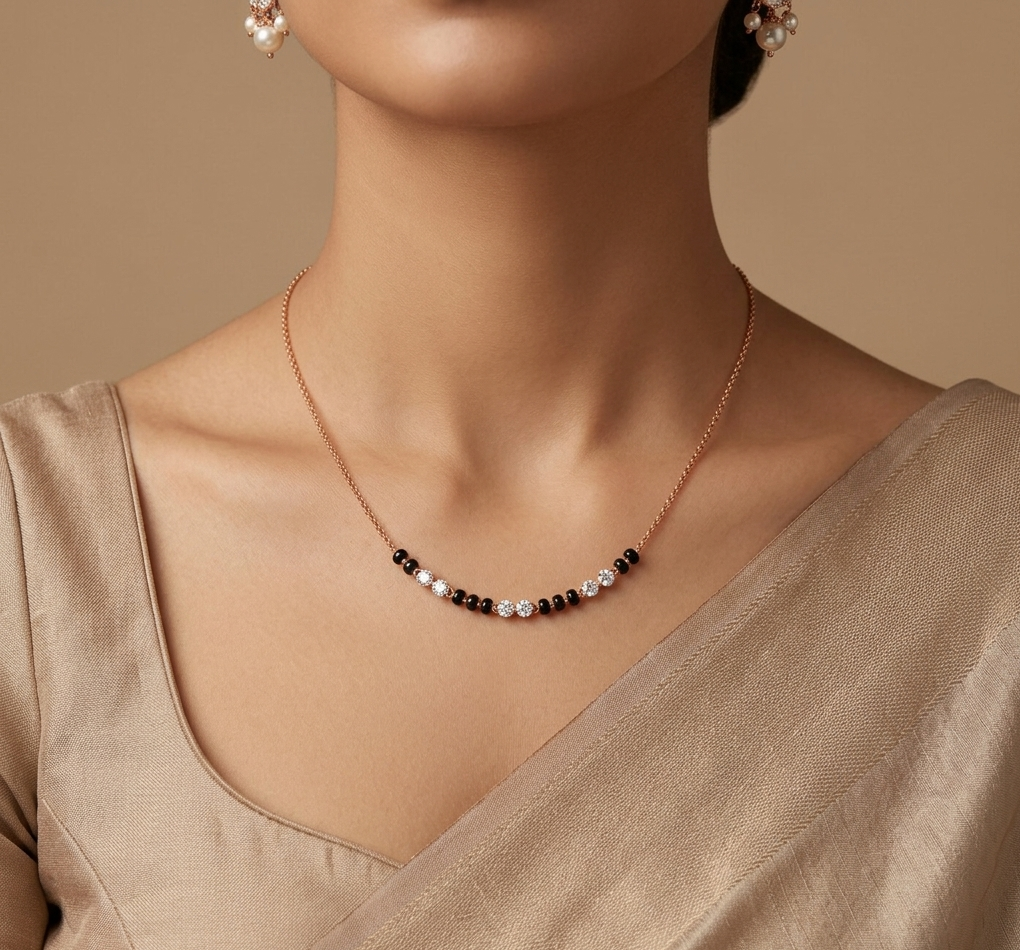 Classic Diamond Mangalsutra
