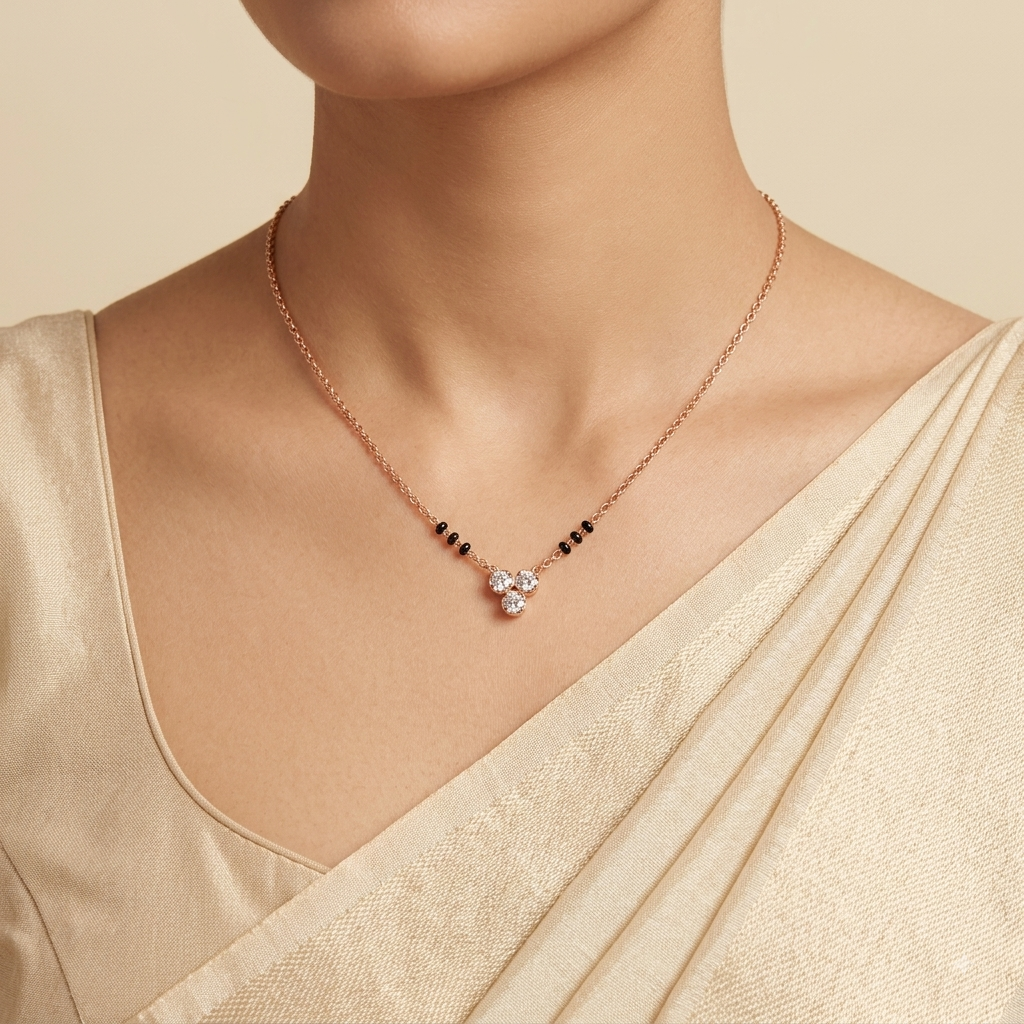 Trinity Diamond Mangalsutra