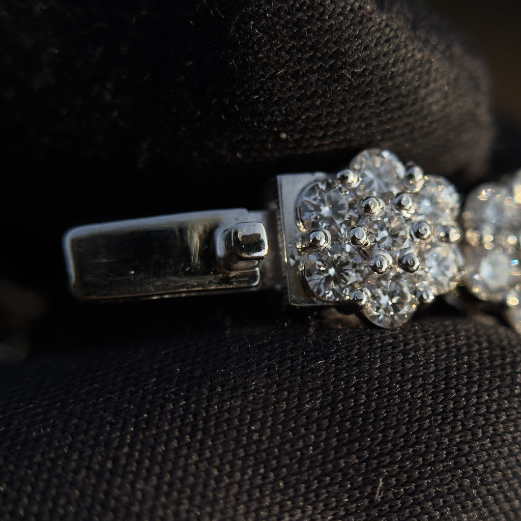 Flower Tennis Bracelet