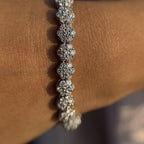 Flower Tennis Bracelet